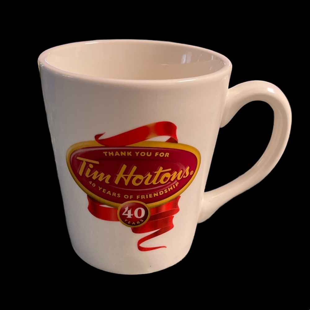 Tim Hortons 40th Anniversary collection mug 2004 limited edition